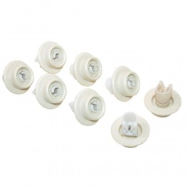 LOWER BASKET WHEEL KIT SET OF 8 - DISHWASHER