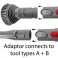 GENUINE DYSON V10 SV11 V8 V7 QUICK RELEASE TOOL ADAPTOR