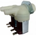 Double Twin Inlet Water Solenoid Valve 90 Degree 2 Way Washing Machine